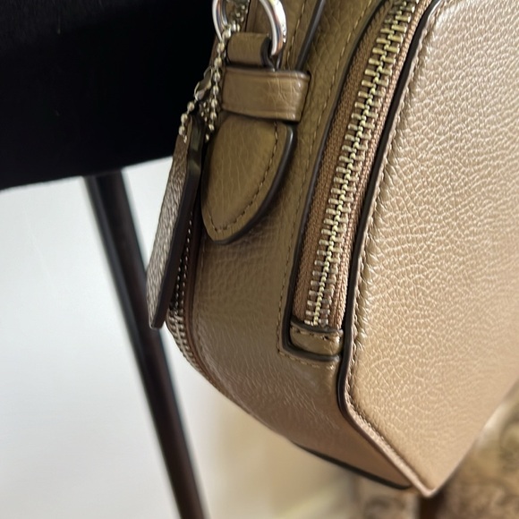 SET NWTs Coach X Jean Michel Basquiat Mecca Leather Hexagonal Crossbody Wristlet - Picture 6 of 9